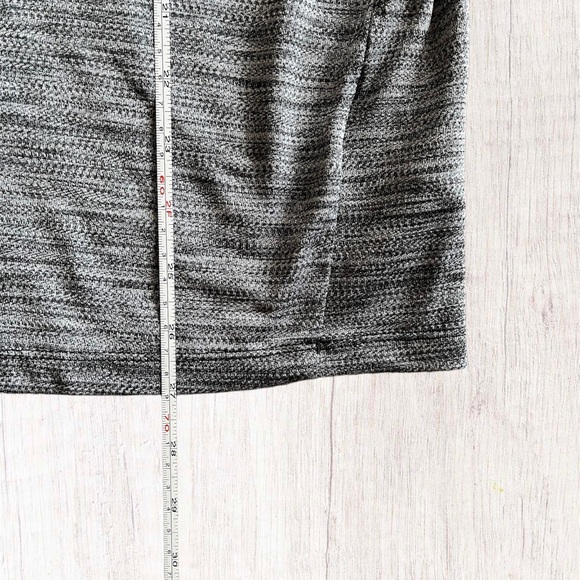 Adidas Axis Tech Basic T-Shirt Heather Grey Mens Size Medium - Picture 4 of 6